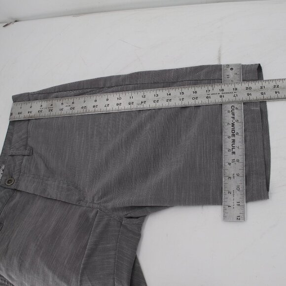 Travis Mathew Shorts Mens 32 10.5" Performance Stretch Golf Flat Front Gray - Picture 7 of 9